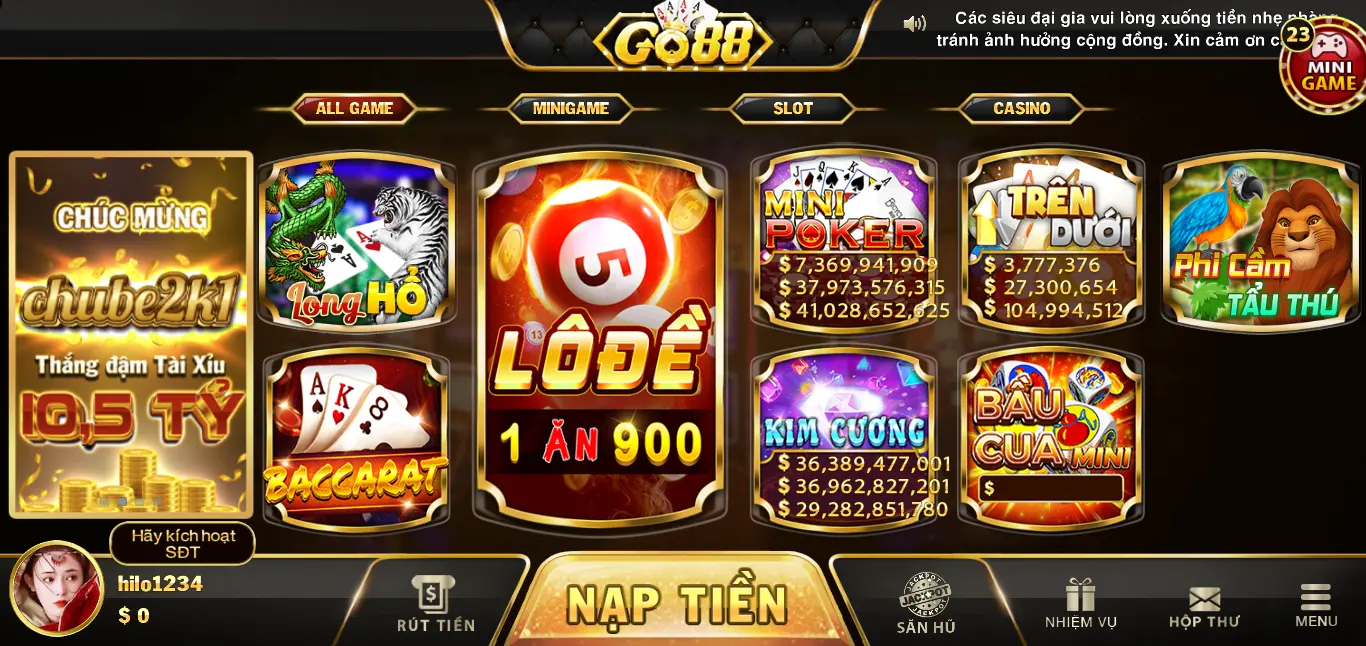 Giới thiệu game Lô đề Go88 online – Game cá cược hàng đầu hiện nay