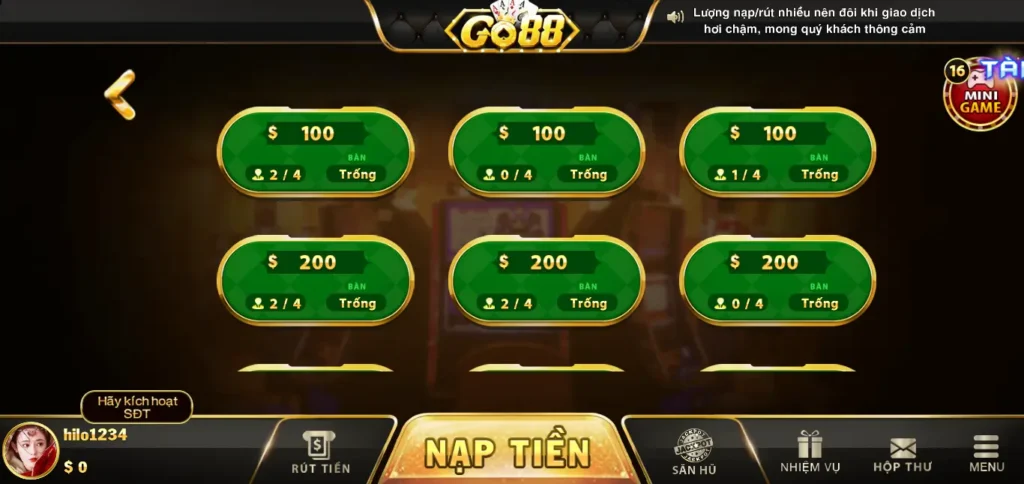 Chi tiết cách chơi của game bài dân gian Phỏm tại Go88 online