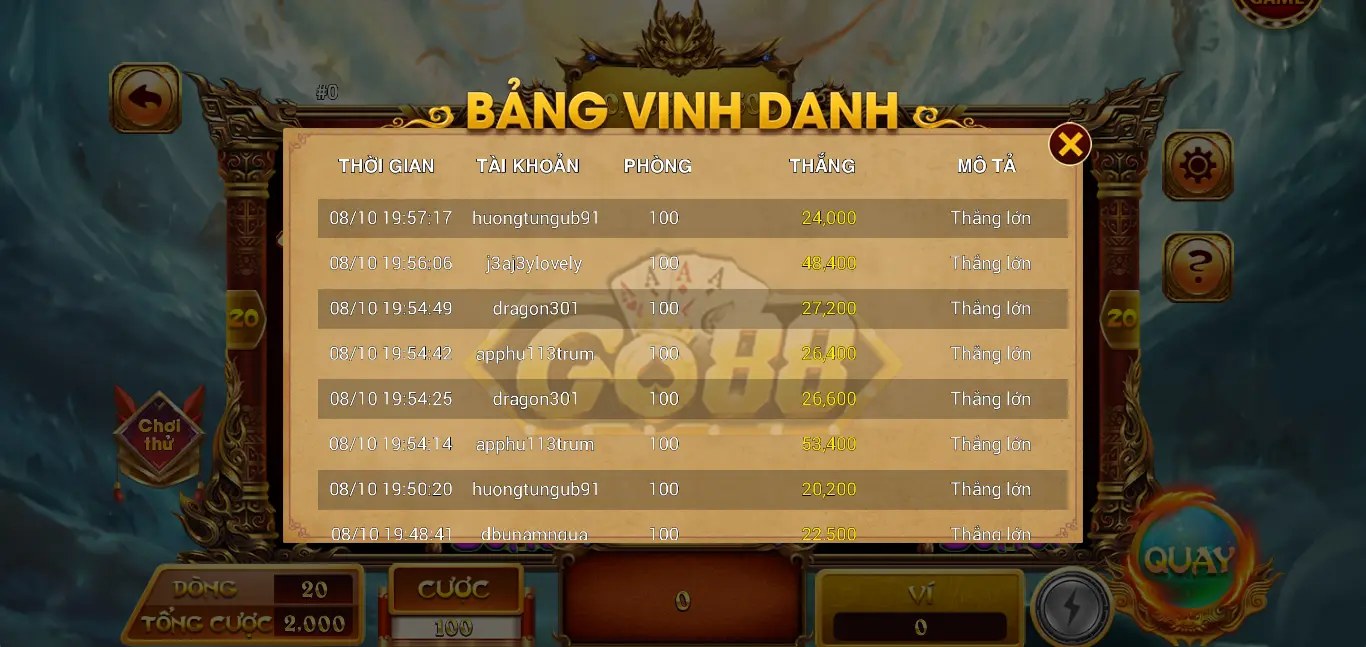 Làm sao có thể chinh phục 3 hũ thưởng của game Tây du ký tại Go88 ios