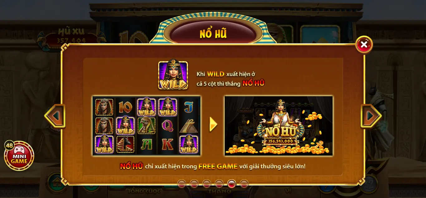 Chi tiết cách chơi slot game Bí mật Cleopatra tại Go88 nổ hũ cho người mới