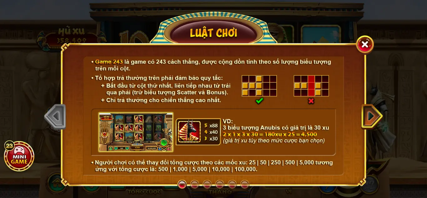 Chi tiết cách chơi slot game Bí mật Cleopatra tại Go88 nổ hũ cho người mới