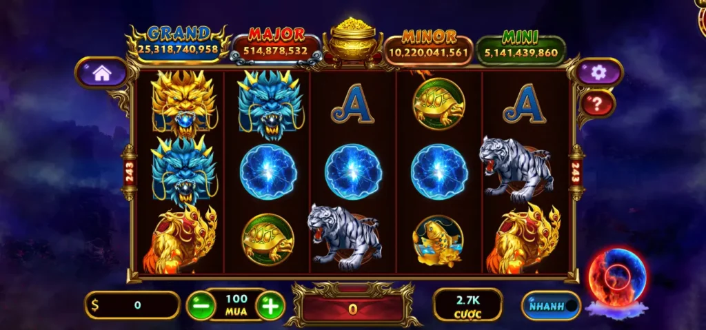 Kho báu ngũ linh - Slot game có giao diện đẳng cấp hàng đầu nhà game Go88