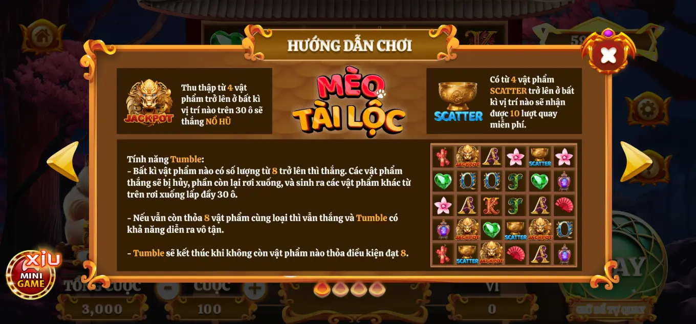 Mèo thần tài - Game slot mới nhất tại kho game Go88 online đổi thưởng