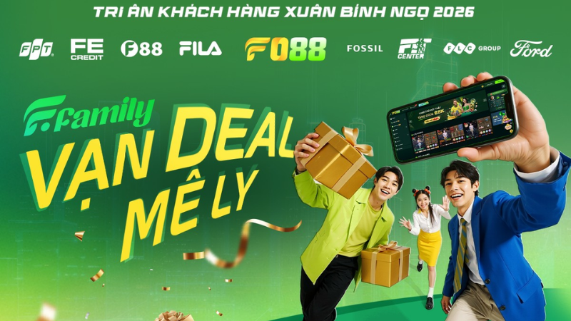 FO88 công bố chiến dịch tri ân F Family - Vạn Deal Mê Ly